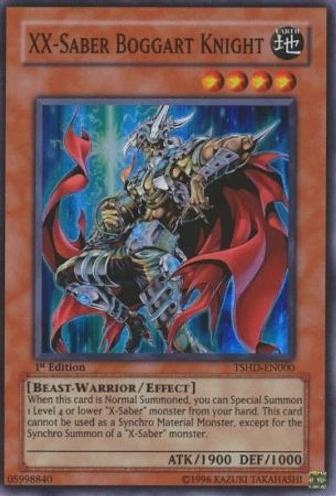XX-Saber Boggart Knight - TSHD-EN000 - Super Rare