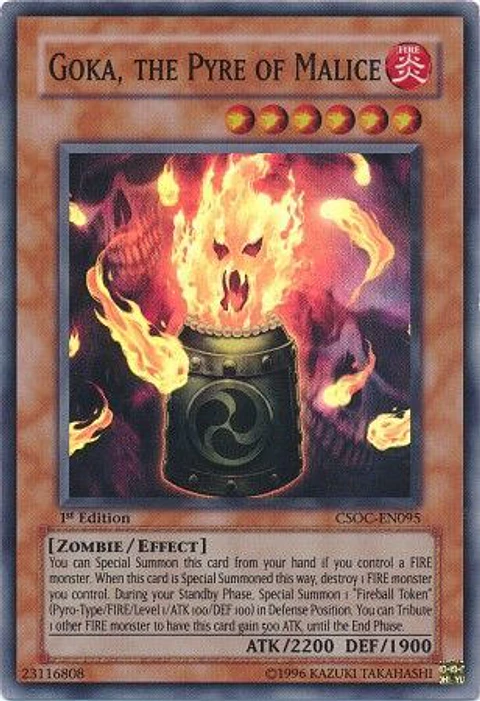Goka, the Pyre of Malice - CSOC-EN095 - Super Rare