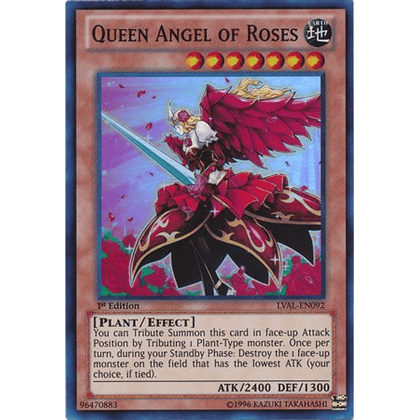 Queen Angel of Roses - LVAL-EN092 - Super Rare
