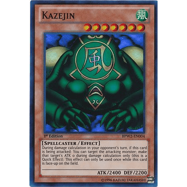 Kazejin - BPW2-EN004 - Super Rare