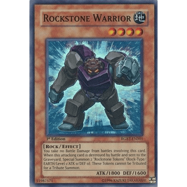 Rockstone Warrior - RGBT-EN001 - Super Rare