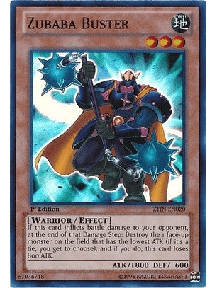 Zubaba Buster - ZTIN-EN020 - Super Rare