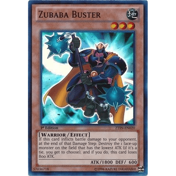 Zubaba Buster - ZTIN-EN020 - Super Rare
