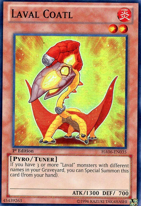 Laval Coatl - HA06-EN035 - Super Rare 