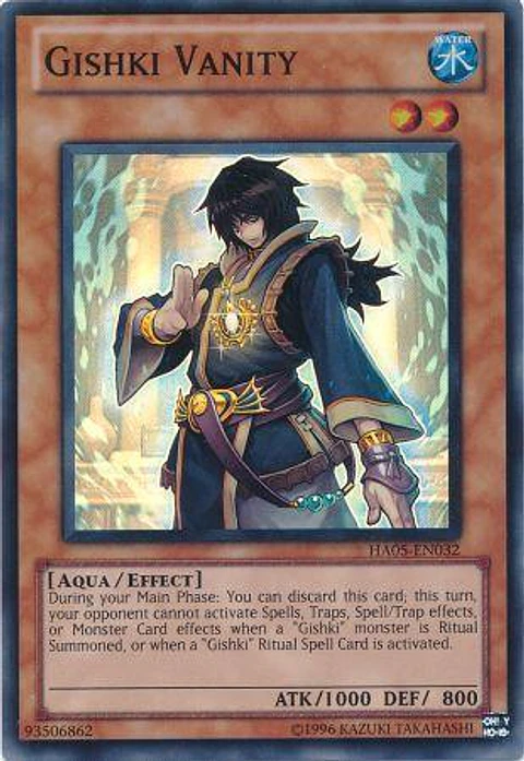 Gishki Vanity - HA05-EN032 - Super Rare