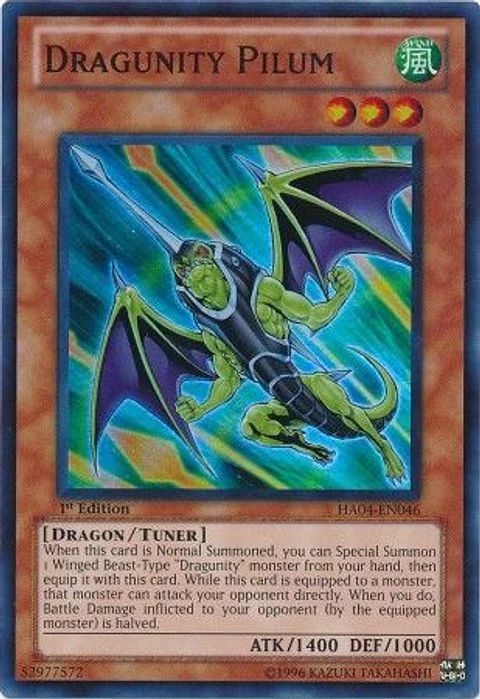 Dragunity Pilum - HA04-EN046 - Super Rare