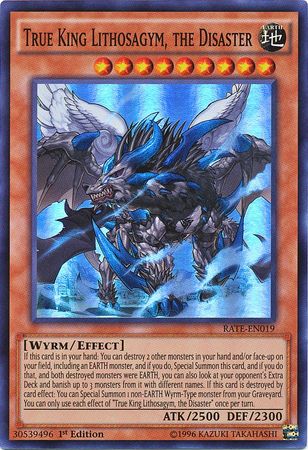True King Lithosagym, the Disaster - RATE-EN019 - Super Rare  1