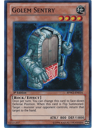 Golem Sentry - BPW2-EN014 - Super Rare