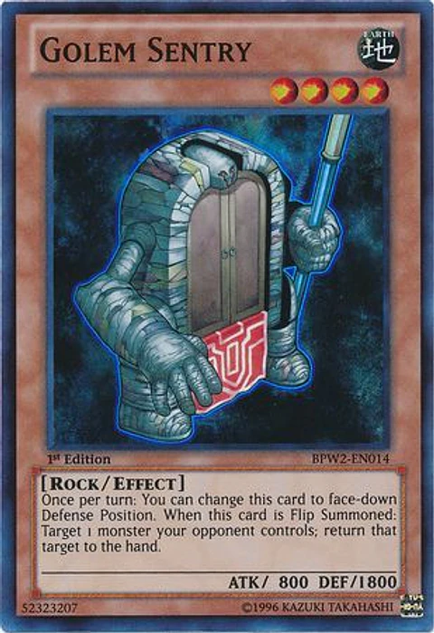 Golem Sentry - BPW2-EN014 - Super Rare
