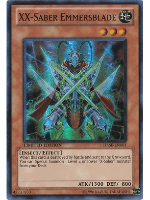 XX-Saber Emmersblade - HASE-EN001 - Super Rare
