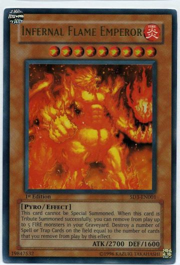 Infernal Flame Emperor - SD3-EN001 - Ultra Rare  1