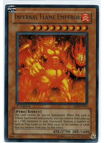 Infernal Flame Emperor - SD3-EN001 - Ultra Rare 