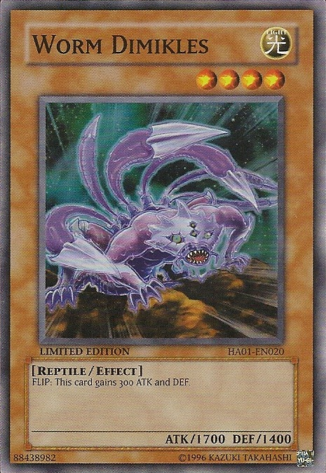 Worm Dimikles - Ha01-EN020 - Super Rare 1