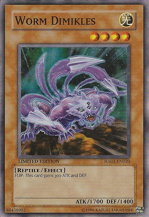 Worm Dimikles - Ha01-EN020 - Super Rare