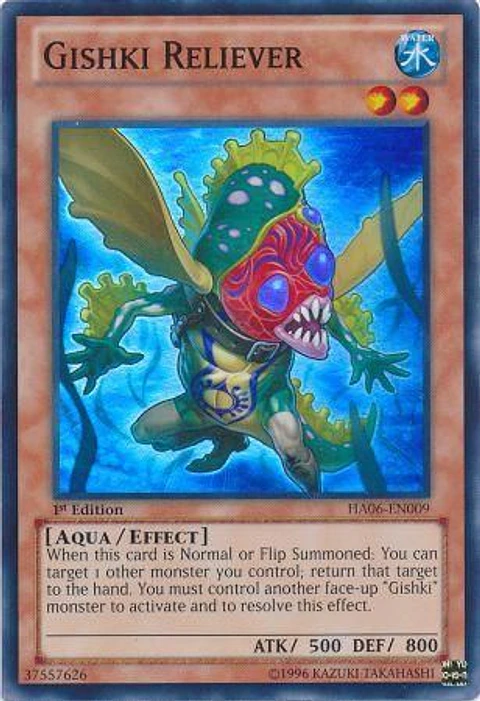 Gishki Reliever - HA06-EN009 - Super Rare 