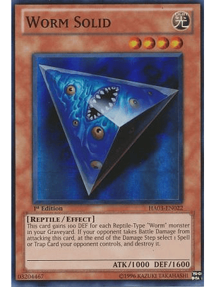 Worm Solid - HA03-EN022 - Super Rare