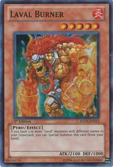Laval Burner - HA05-EN013 - Super Rare 