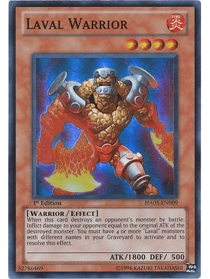 Laval Warrior - HA05-EN009 - Super Rare