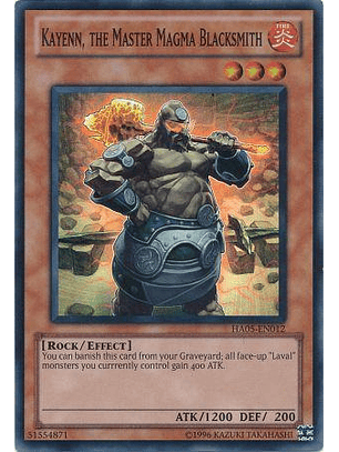 Kayenn, the Master Magma Blacksmith - HA05-EN012 - Super Rare