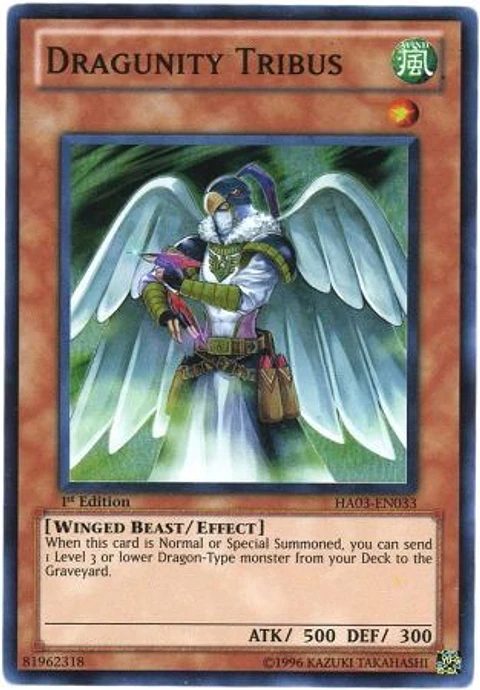Dragunity Tribus - HA03-EN033 - Super Rare