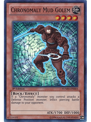 Chronomaly Mud Golem - NUMH-EN003 - Super Rare