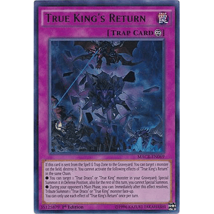 True King's Return - MACR-EN069 - Ultra Rare 