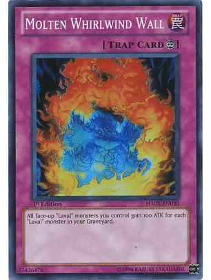Molten Whirlwind Wall - HA05-EN030 - Super Rare 