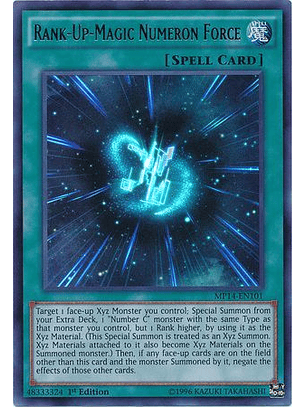 Rank-Up-Magic Numeron Force - MP14-EN101 - Ultra Rare