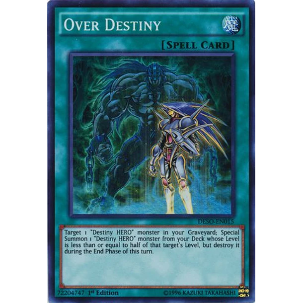 YU-GI-OH! - Dark Hole (DESO-EN042) - Destiny Soldiers - 1ª Edición - Super Raro