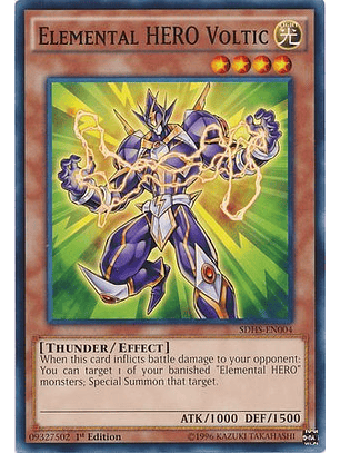 Elemental Hero Voltic - SDHS-EN004 - Common 