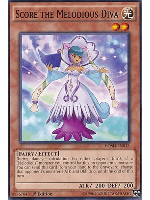 Score the Melodious Diva - BOSH-EN013 - Common