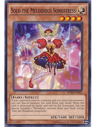 Solo the Melodious Songstress - MP16-EN183 - Common