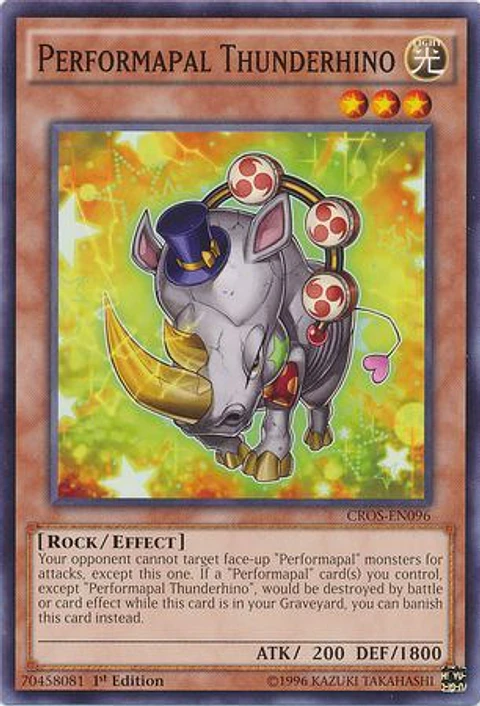 Performapal Thunderhino - CROS-EN096 - Common 