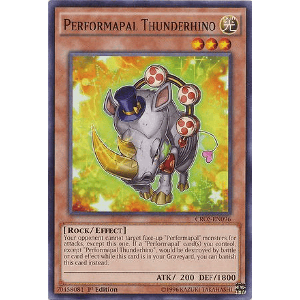 Performapal Thunderhino - CROS-EN096 - Common 