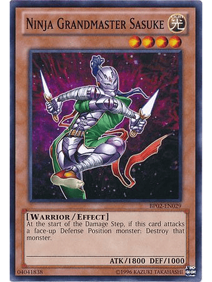 Ninja Grandmaster Sasuke - BP02-EN029 - Common
