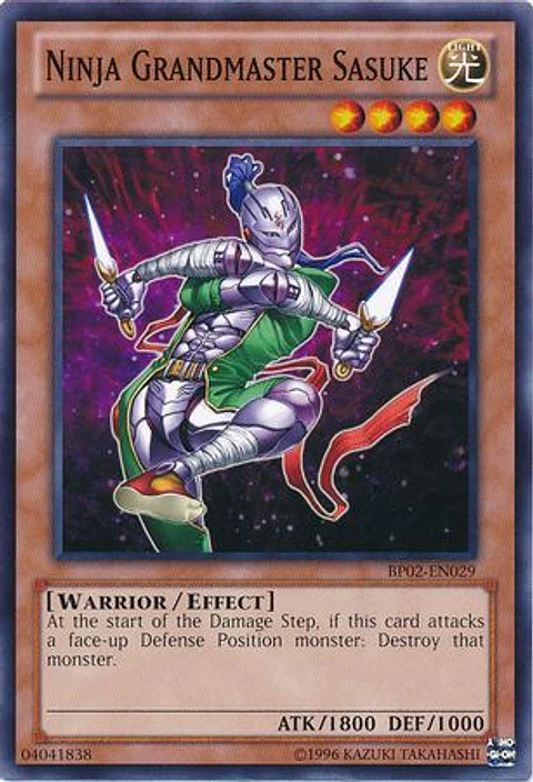 Ninja Grandmaster Sasuke - BP02-EN029 - Common