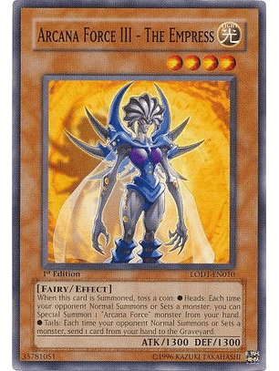 Arcana Force III - The Empress - LODT-EN010 - Common
