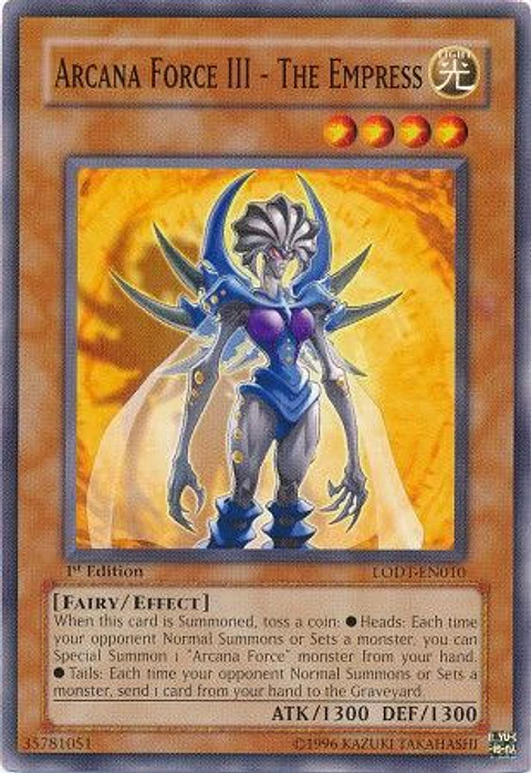 Arcana Force III - The Empress - LODT-EN010 - Common