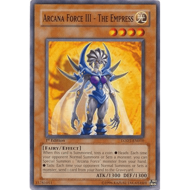 Arcana Force III - The Empress - LODT-EN010 - Common