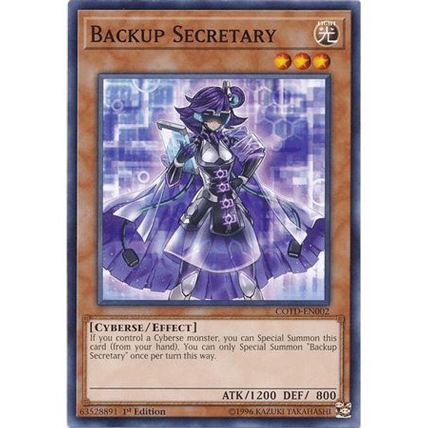 Backup Secretary - COTD-EN002 - Common 