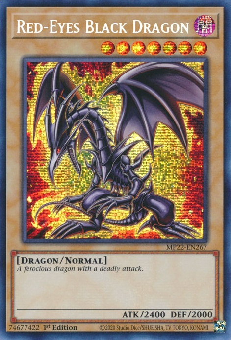Red-Eyes Black Dragon - MP22-EN267 - Prismatic Secret Rare 1