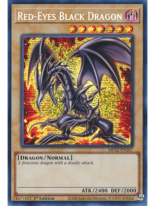 Red-Eyes Black Dragon - MP22-EN267 - Prismatic Secret Rare