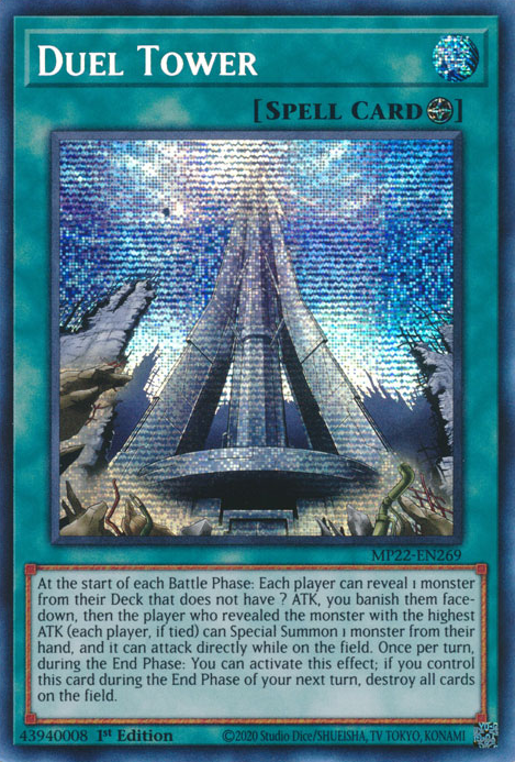 Duel Tower - MP22-EN269 - Prismatic Secret Rare 1