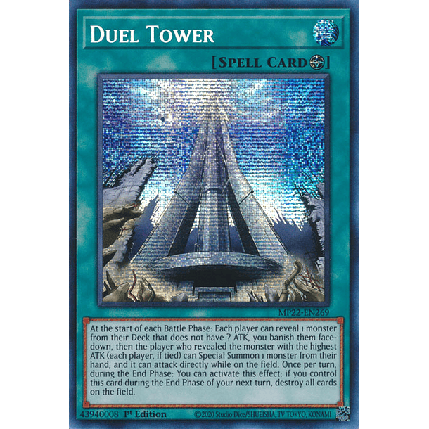 Duel Tower - MP22-EN269 - Prismatic Secret Rare