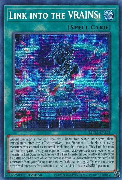 Link into the VRAINS! - MP22-EN271 - Prismatic Secret Rare