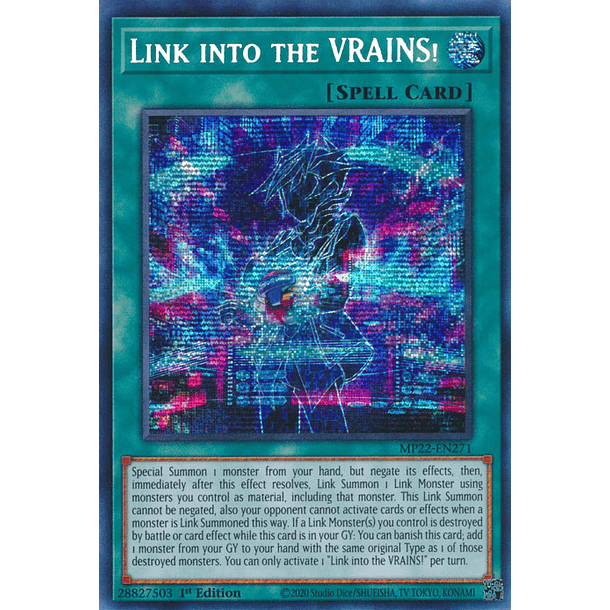 Link into the VRAINS! - MP22-EN271 - Prismatic Secret Rare