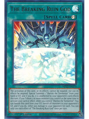 The Breaking Ruin God - MP22-EN274 - Ultra Rare