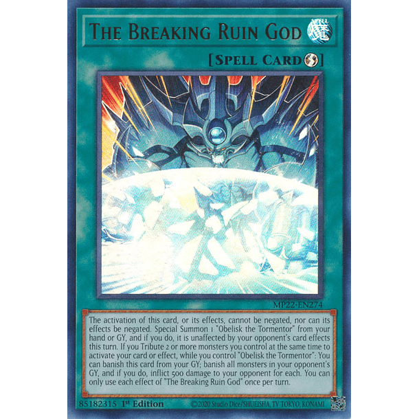 The Breaking Ruin God - MP22-EN274 - Ultra Rare