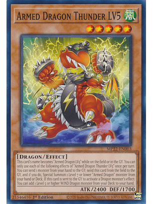 Armed Dragon Thunder LV5 - MP22-EN003 - Common 