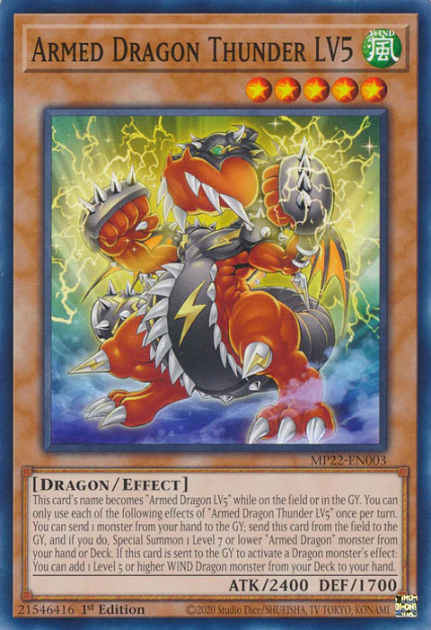 Armed Dragon Thunder LV5 - MP22-EN003 - Common 